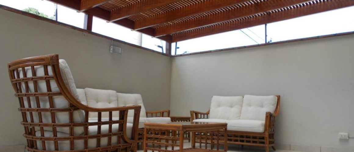 Wood Chair and Table